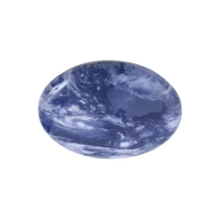 LED-loftlampe Orbi, 48 cm, blå/hvid, plast^Lindby Best