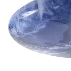 LED-loftlampe Orbi, 48 cm, blå/hvid, plast^Lindby Best