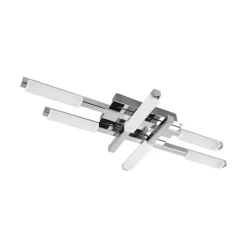 LED-loftlampe Patrik, 62 cm, 6 lyskilder, krom, IP44^Lindby Outlet