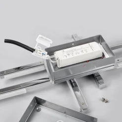 LED-loftlampe Patrik, 62 cm, 6 lyskilder, krom, IP44^Lindby Outlet