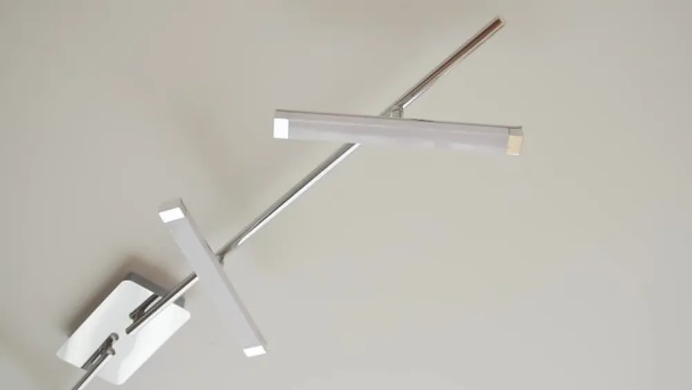 Lindby LED-loftlampe Pilou, 4 lyskilder, dæmpbar, krom