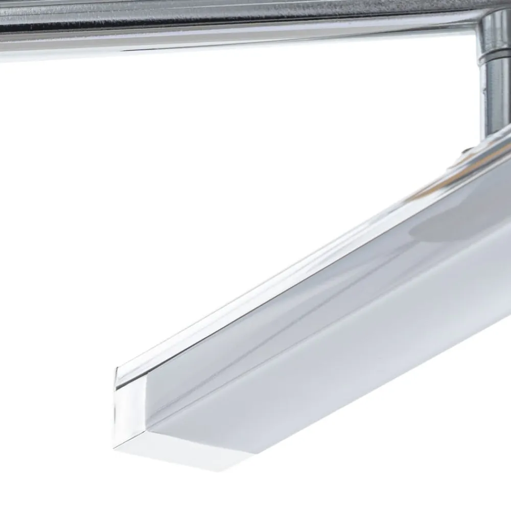 Lindby LED-loftlampe Pilou, 4 lyskilder, dæmpbar, krom
