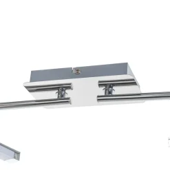 Lindby LED-loftlampe Pilou, 4 lyskilder, dæmpbar, krom