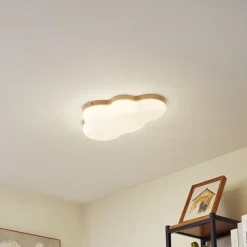 Lindby LED-loftlampe Pilvi, plast, sky, 50 cm