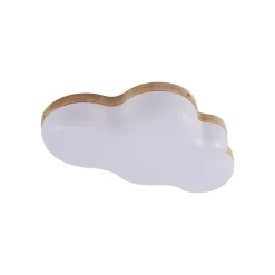 Lindby LED-loftlampe Pilvi, plast, sky, 50 cm