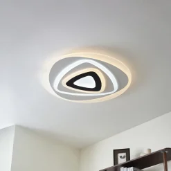 LED-loftlampe Rebeka, Ø 70 cm, CCT, fjernbetjening^Lindby