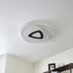 LED-loftlampe Rebeka, Ø 70 cm, CCT, fjernbetjening^Lindby