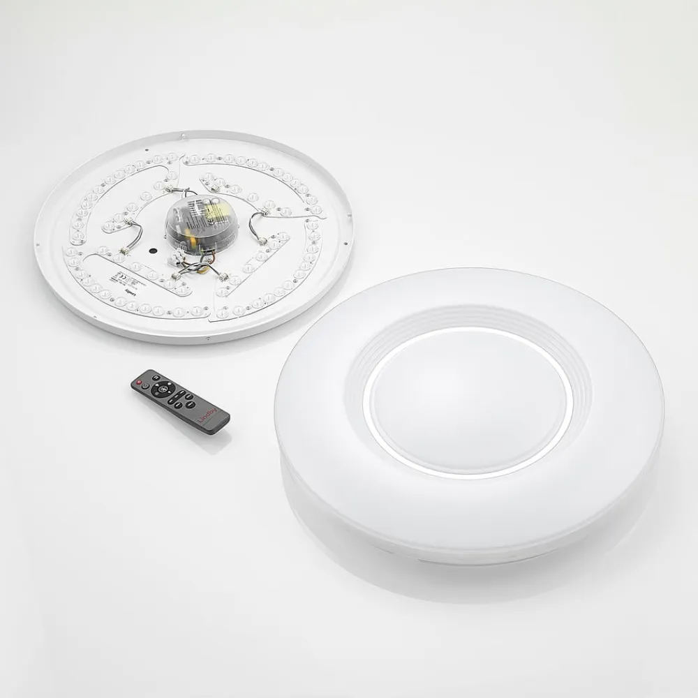 LED-loftlampe Robini, Ø 48 cm, CCT, dæmpbar^Lindby New