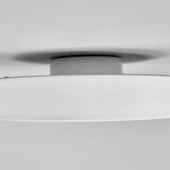 LED-loftlampe Saira, Ø 30 cm, hvid, tekstil^Lindby Sale