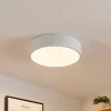 Lindby LED-loftlampe Simera, Ø 30 cm, hvid, metal