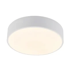 Lindby LED-loftlampe Simera, Ø 30 cm, hvid, metal
