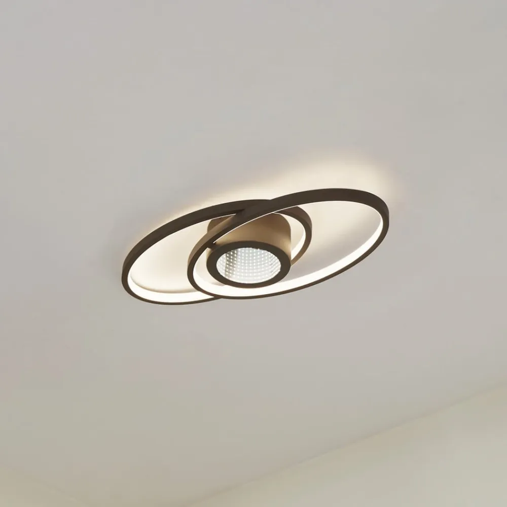 LED-loftlampe Thalina, 60 cm, dæmpbar, Infinity Tunnel^Lindby Discount