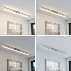 LED-loftlampe til badeværelset Levke, 100 cm, dæmpbar, IP44^Lindby Online