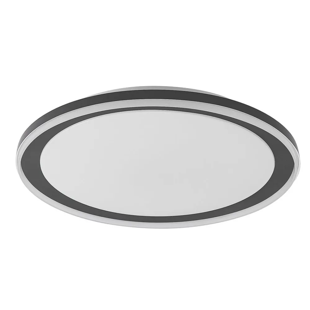 Lindby Gang|Loftlamper>LED-loftlampe Verdan, sort, metal, dæmpbar, CCT