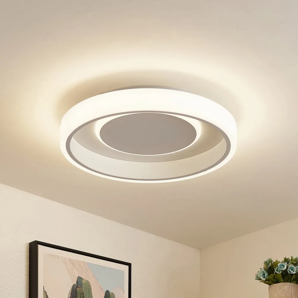 LED-loftlampe Wikani, hvid, RGB, CCT, dæmpbar^Lindby Clearance