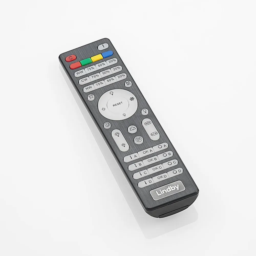 LED-loftlampe Wikani, hvid, RGB, CCT, dæmpbar^Lindby Clearance