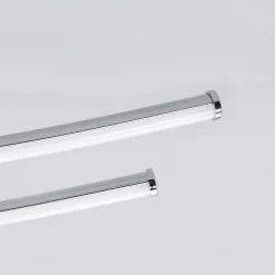 Lindby LED-loftlampe Yael, kromfarvet, metal, 67 cm lang