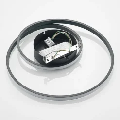 LED-loftlampe Youna, sort, aluminium, 39 cm, dæmpbar^Lindby Sale