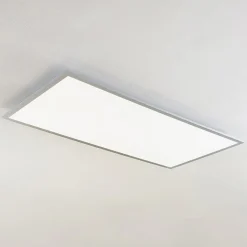 LED-loftlampe Zento, 120 cm, sølv, 4.000 K^Lindby Clearance