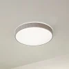 Lindby LED-loftlampe Zylo, lysegrå, Ø 49 cm, CCT, dæmpbar