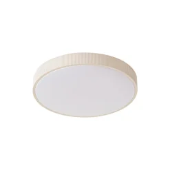 Lindby LED-loftlampe Zylo, beige, Ø 49 cm, CCT, dæmpbar