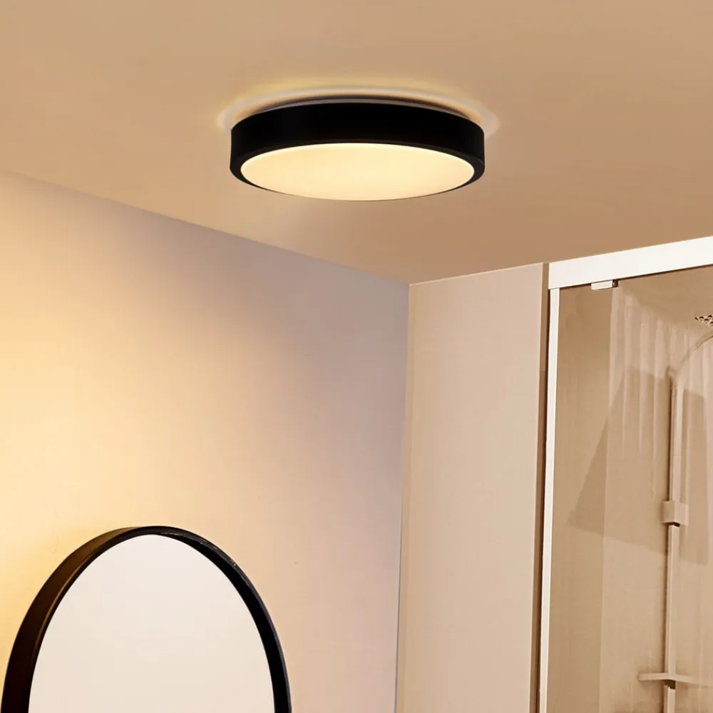 Lindby Loftlamper|Pendellamper>LED-loftslampe Ashen, 3.000 K. hvid, plast