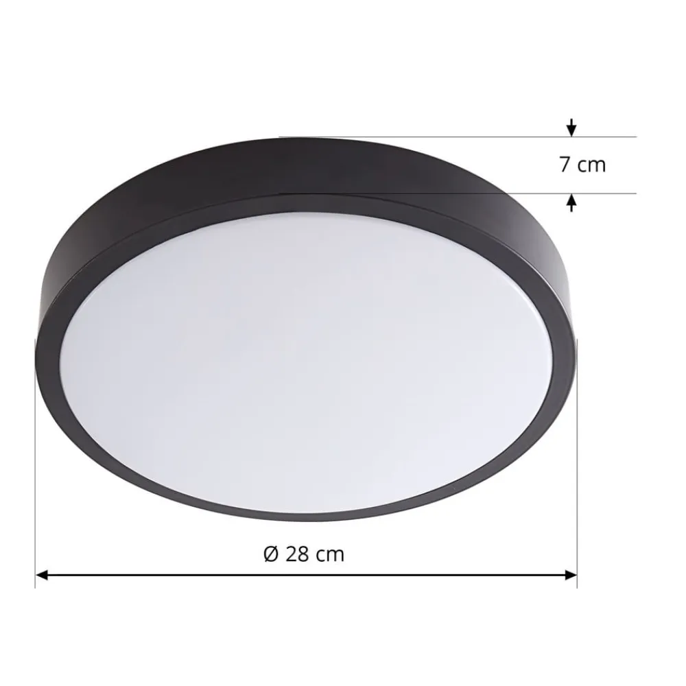 Lindby Loftlamper|Pendellamper>LED-loftslampe Ashen, 3.000 K. hvid, plast