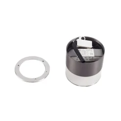 LED-loftslampe Dalila, sort, Ø 10 cm, aluminium^Lindby Clearance