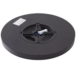 Lindby LED-loftslampe Pravin, Ø 23 cm, 3.000 K, sort