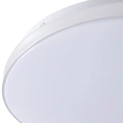 LED-loftslampe Silvryn krom/hvid plast 3000K^Lindby Discount