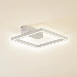 Lindby LED-loftslampe Yulla, hvid