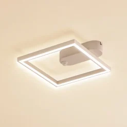 LED-loftslampe Yulla, hvid, bevægelsesdetektor^Lindby Best