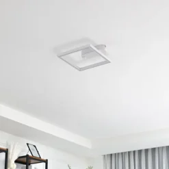 LED-loftslampe Yulla, hvid, bevægelsesdetektor^Lindby Best