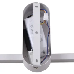 LED-loftslampe Yulla, hvid, bevægelsesdetektor^Lindby Best