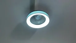 Lindby LED-loftventilator Mace, grå, støjsvag, CCT