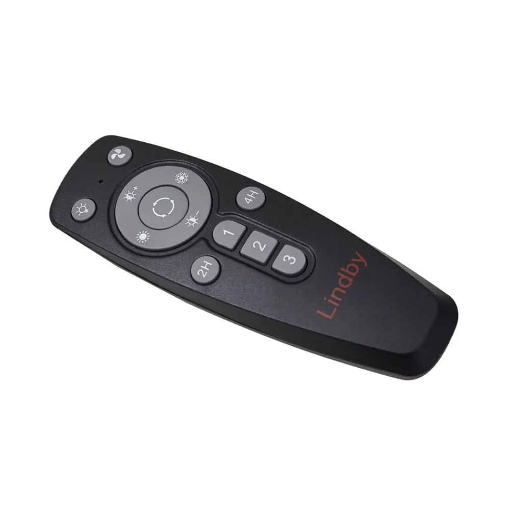 LED-loftventilator Mamuti, sølv, støjsvag, Ø 55 cm^Lindby