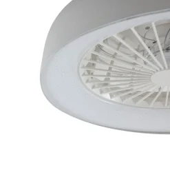 Lindby LED-loftventilator Mace, hvid, støjsvag, CCT