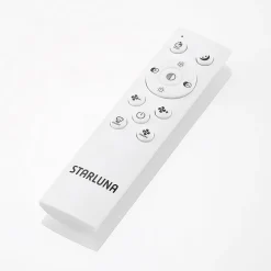 LED-loftventilator Romea, rund, DC, støjsvag, 60 cm^Lindby Best