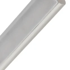 LED-læselampe Flexola, nikkel, kantet, metal, stik^Lindby Hot