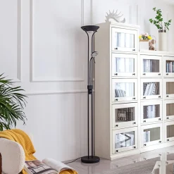 LED-læselampe Josefin, sort, læselampe, dæmpbar^Lindby Hot