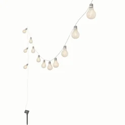 LED-lyskæde Lampini, 200 cm, sort, IP44^Lindby Discount