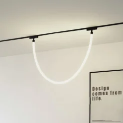 LED-lysslange Lumaro, længde 150 cm, tekstil, 48V^Lindby New