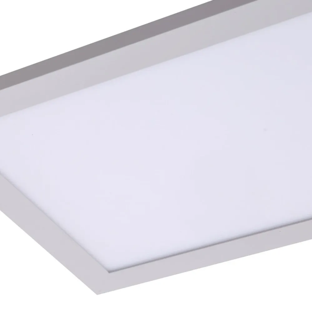 Lindby LED-panel Enhife, hvid, 80 x 20 cm, metal, 4.000 K