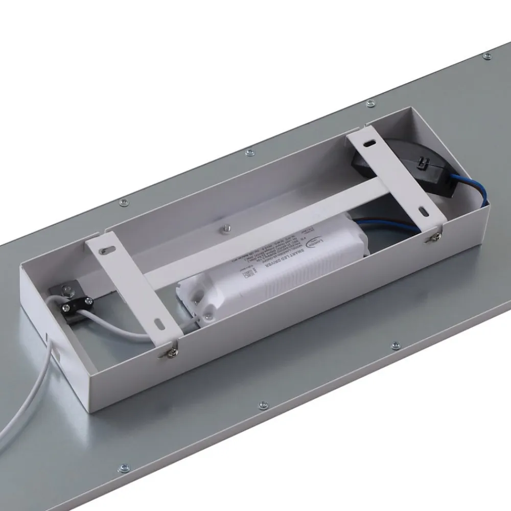 Lindby LED-panel Enhife, hvid, 80 x 20 cm, metal, 4.000 K