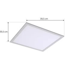 LED-panel Enhife, hvid, 40 x 40 cm, metal, 4.000 K^Lindby Sale