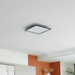 Lindby Arbejdsrum/Kontor|Gang>LED-panel Enhife, sort, 40 x 40 cm, metal, 4.000K