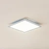 Lindby LED-panel Enja, hvid, aluminium, 39,5 cm x 39,5 cm