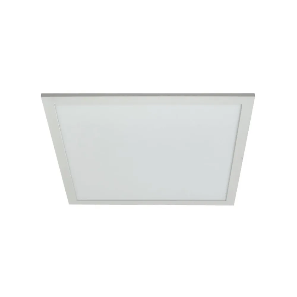 Lindby LED-panel Enja, hvid, aluminium, 39,5 cm x 39,5 cm