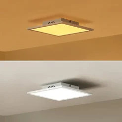 LED-panel Lamin, hvid, 30 cm, CCT, dæmpbar, fjernbetjening^Lindby Online