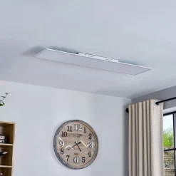 Lindby Arbejdsrum/Kontor|Gang>LED-panel Lamin, hvid, 120 cm, CCT, dæmpbar, fjernbetjening